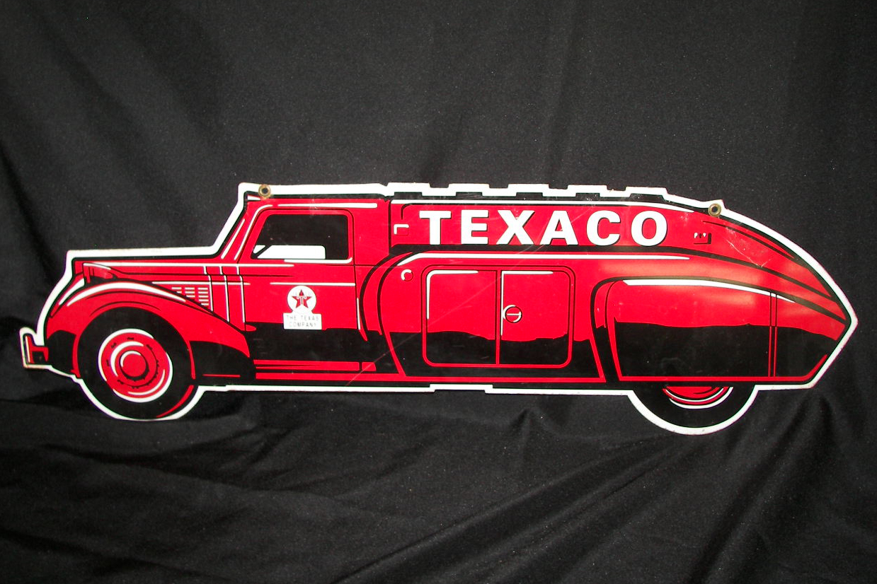 0th Image of a N/A TEXACO TANK TRUCK METAL SIGN