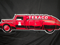 Image 1 of 1 of a N/A TEXACO TANK TRUCK METAL SIGN