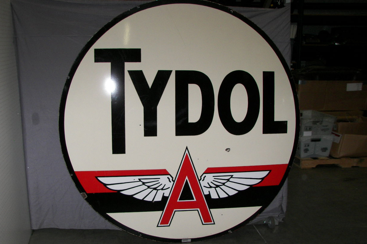 0th Image of a N/A TYDOL 'FLYING A' METAL SIGN