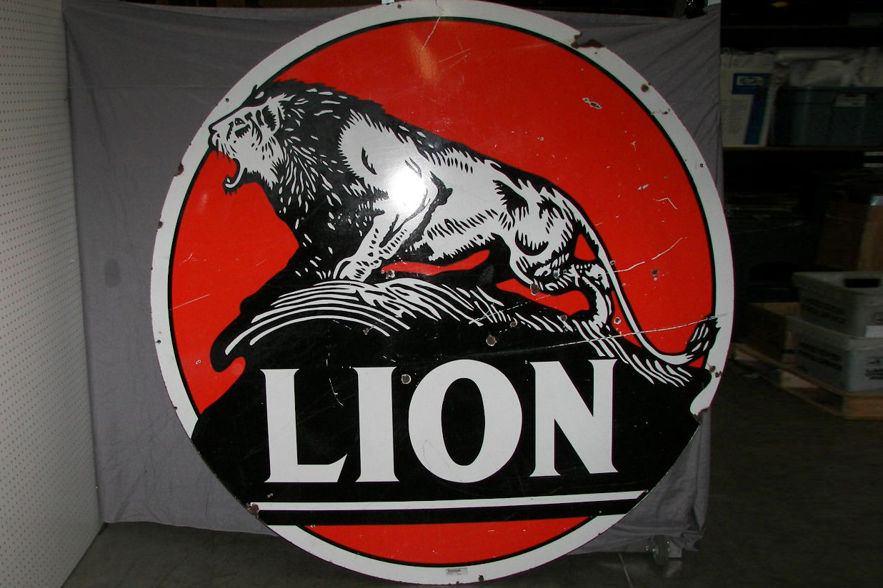 0th Image of a N/A LION METAL SIGN