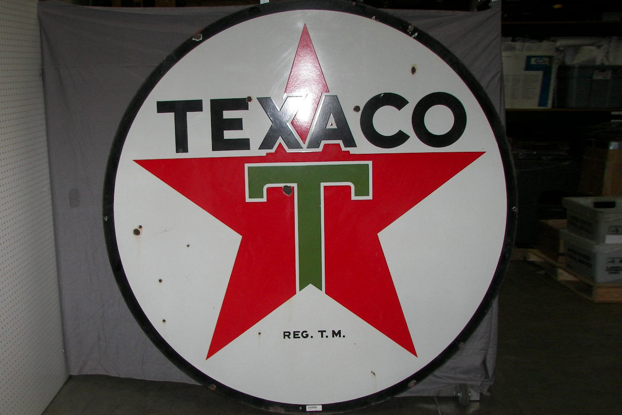 0th Image of a N/A TEXACO STAR METAL SIGN