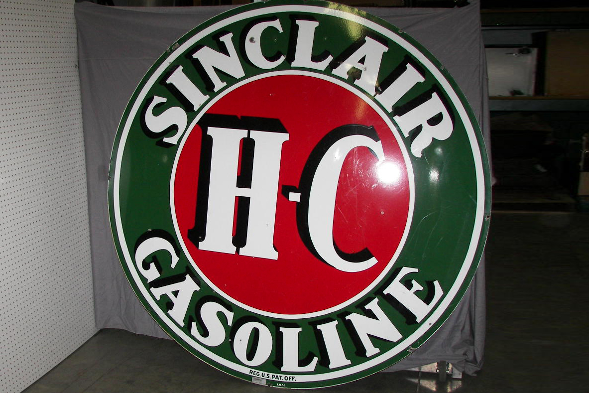 0th Image of a N/A SINCLAIR GASOLINE METAL SIGN