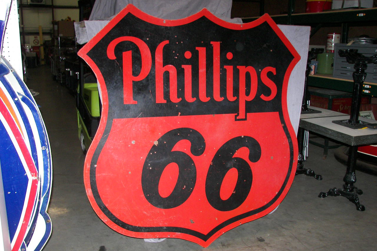 0th Image of a N/A PHILLIPS 66 METAL SHIELD SIGN