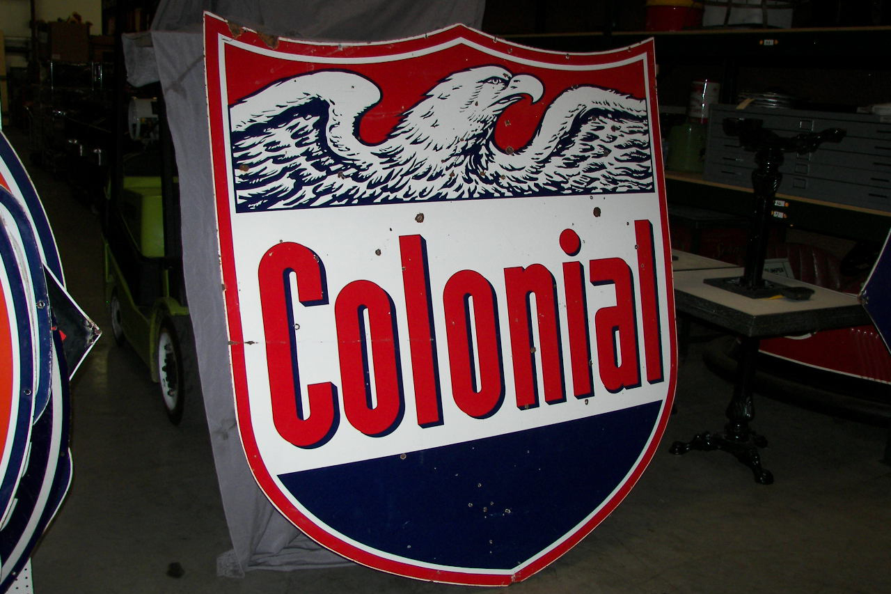 0th Image of a N/A COLONIAL EAGLE METAL SIGN