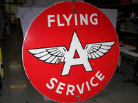 Image 1 of 1 of a N/A FLYING A SERVICE METAL SIGN