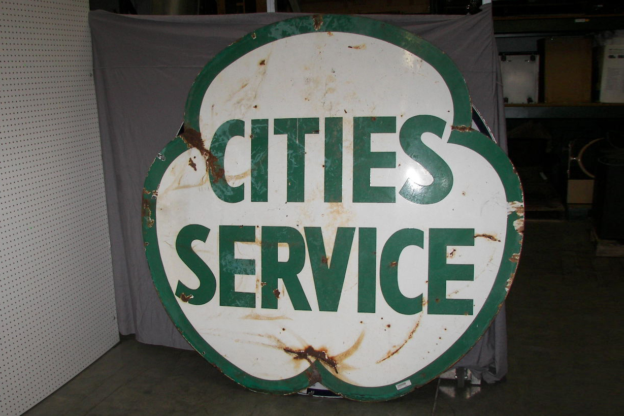 0th Image of a N/A CITIES SERVICE METAL SIGN