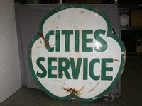 Image 1 of 1 of a N/A CITIES SERVICE METAL SIGN