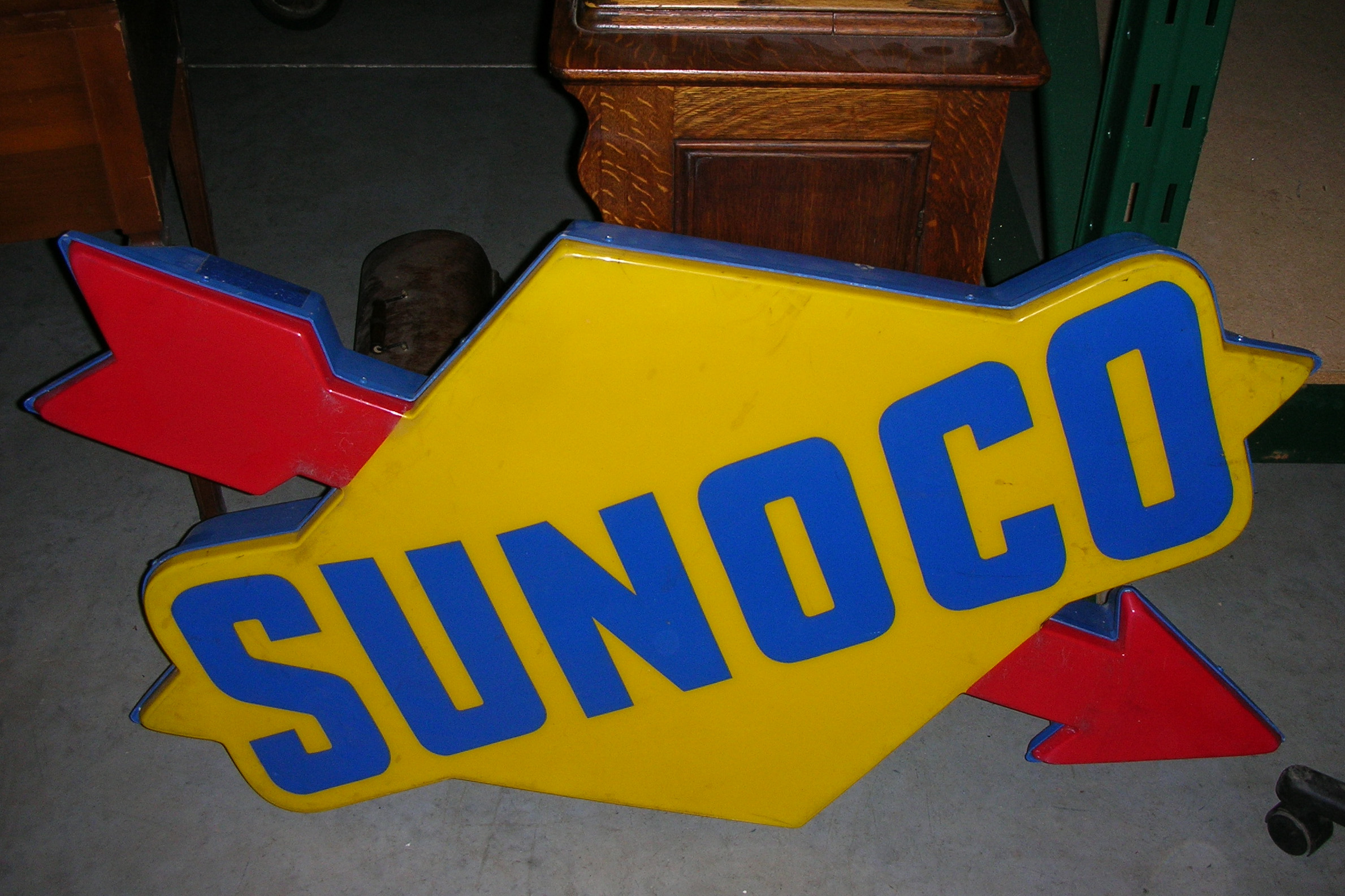 0th Image of a N/A SUNOCO NEON SIGN WITH ARROW