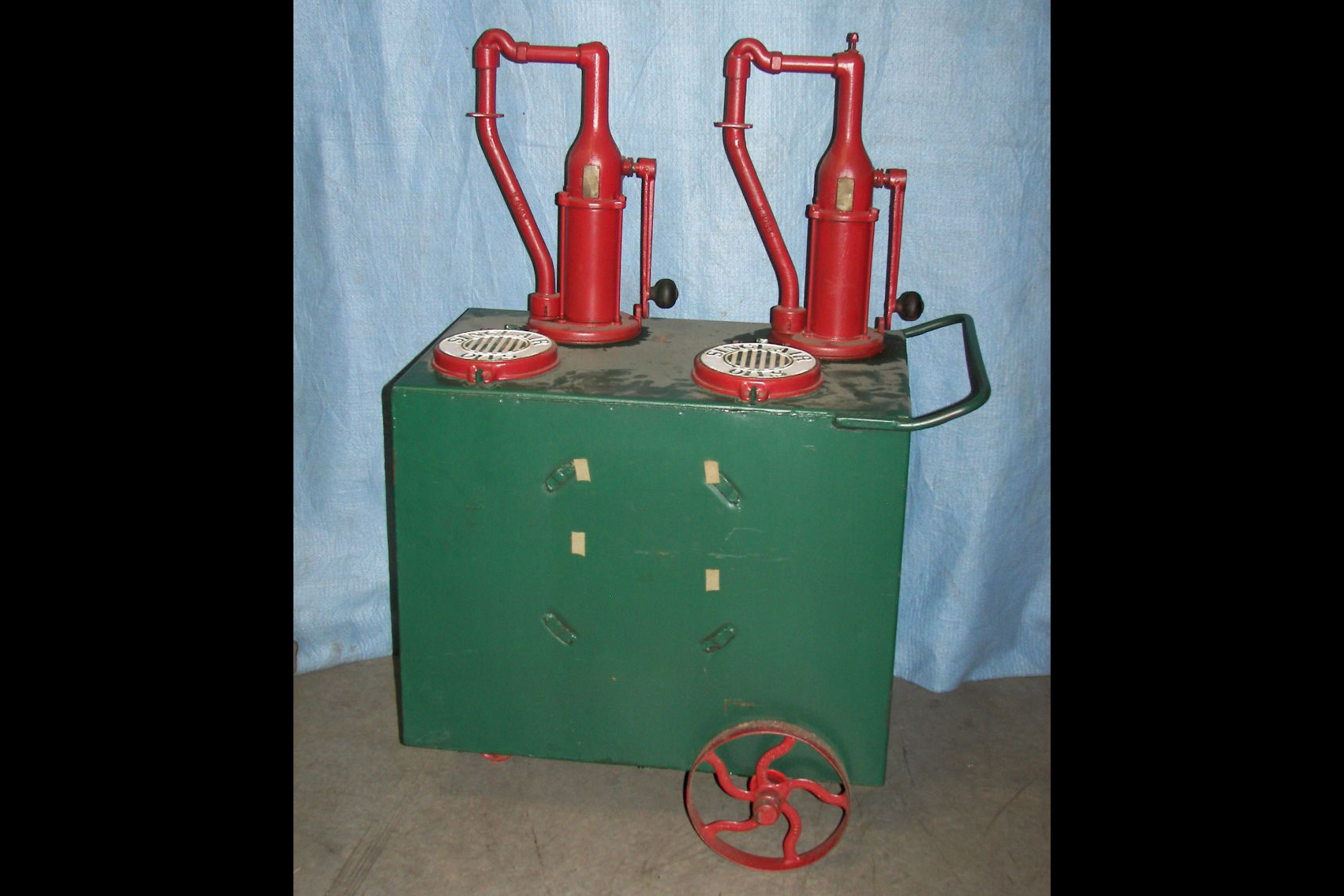 0th Image of a N/A SINCLAIR OIL PUMP CONTAINER ON WHEELS