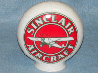 Image 1 of 1 of a N/A SINCLAIR AIR CRAFT GAS GLOBE