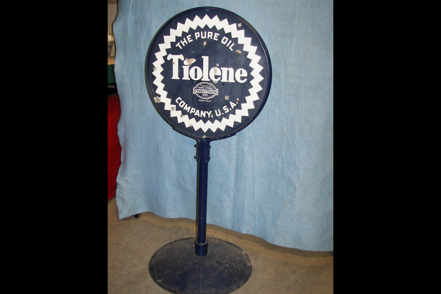0th Image of a N/A TIOLENE PURE OIL POLE SIGN