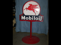 Image 1 of 1 of a N/A MOBIL OIL PEGASUS SIGN