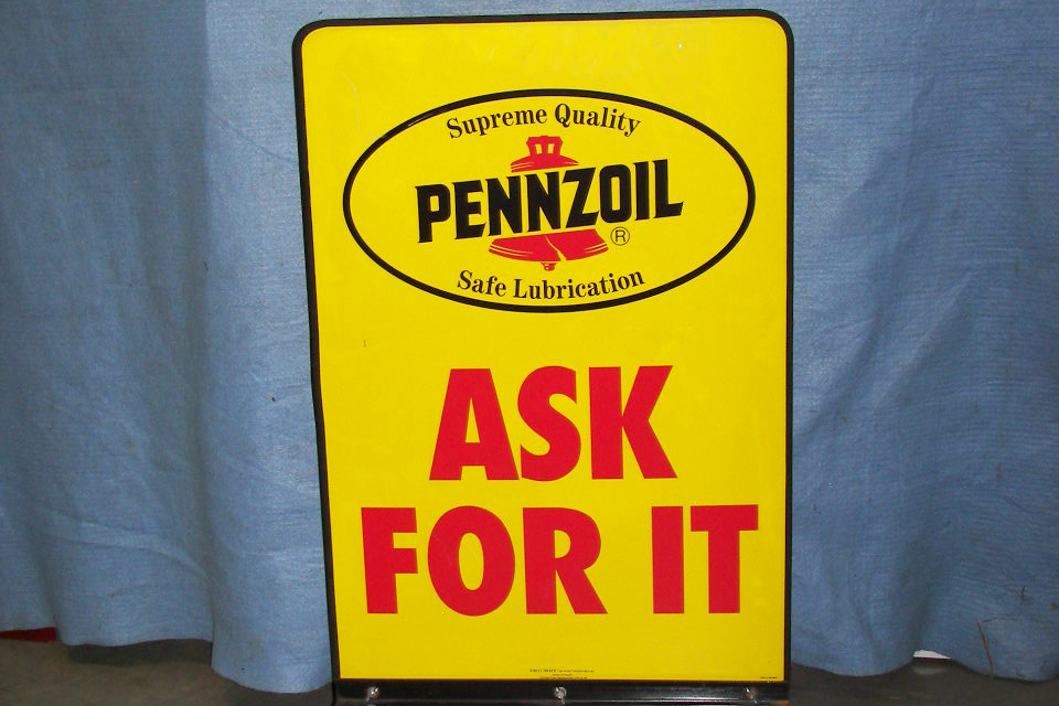 0th Image of a N/A PENNZOIL STAND UP SIGN