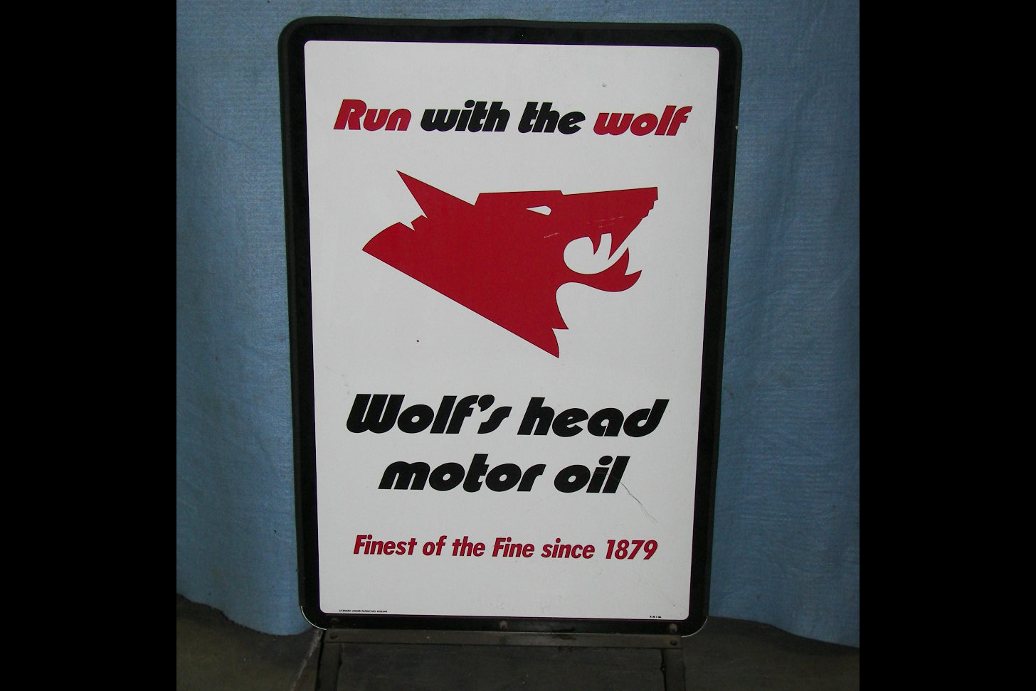 0th Image of a N/A WOLF'S HEAD STAND UP SIGN