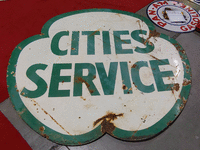 Image 1 of 1 of a N/A CITI SERVICE METAL SIGN LG