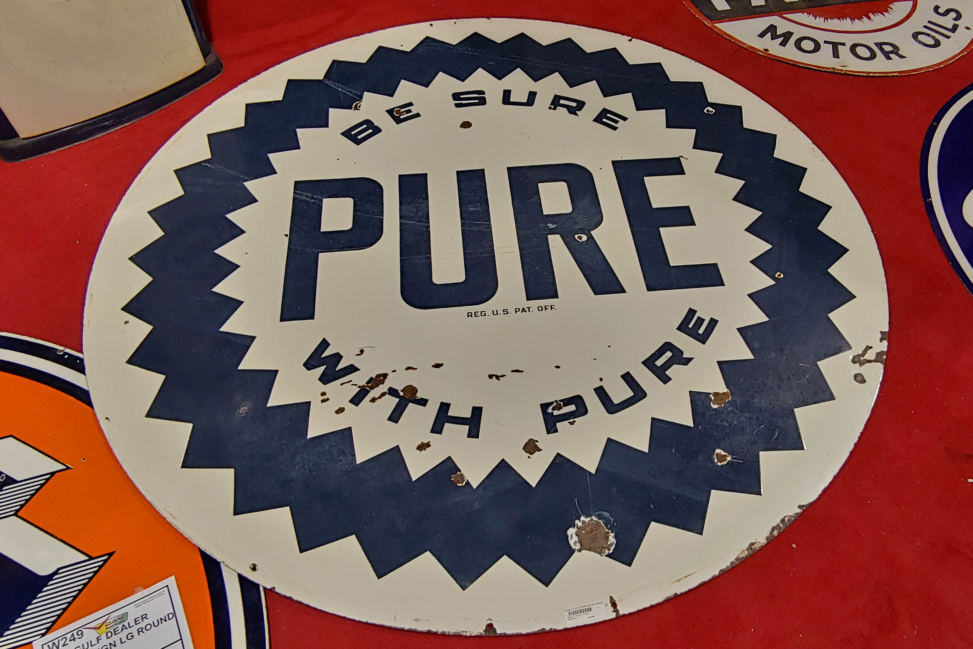 0th Image of a N/A PURE METAL SIGN LG ROUND