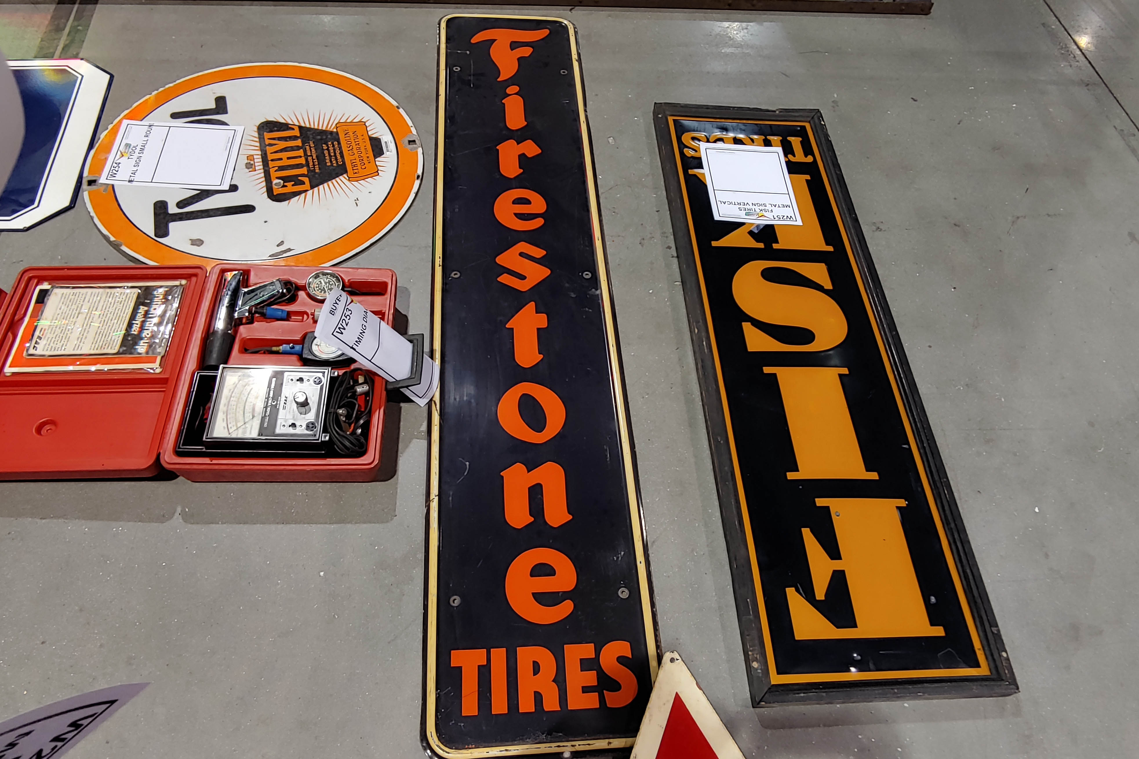 0th Image of a N/A FIRESTONE TIRES METAL SIGN VERTICAL