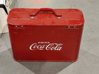 Image 1 of 1 of a N/A COCA COLA SMALL RED COOLER