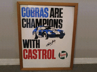 Image 1 of 1 of a N/A CASTROL WALL ART
