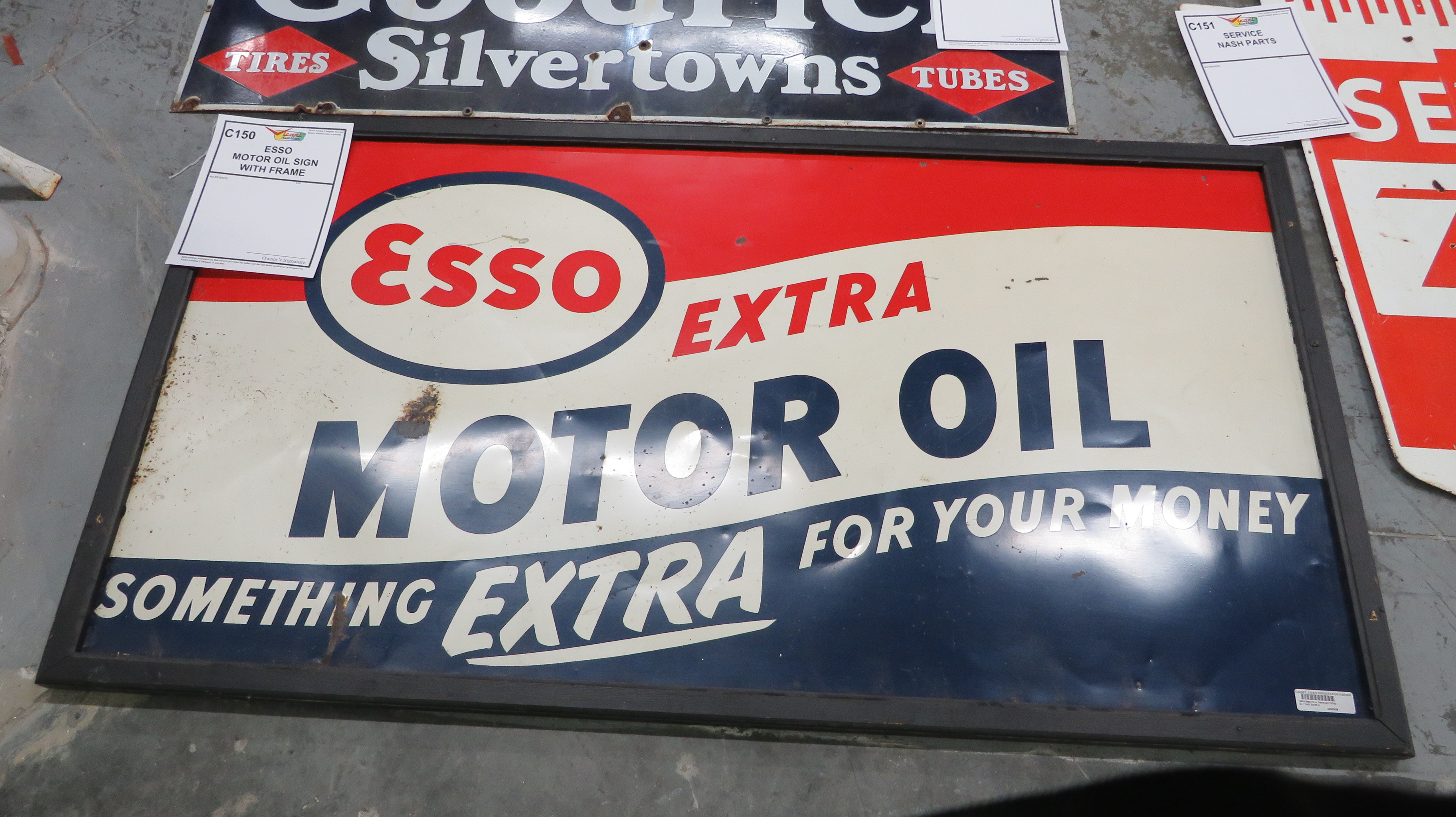 0th Image of a N/A ESSO MOTOR OIL SIGN