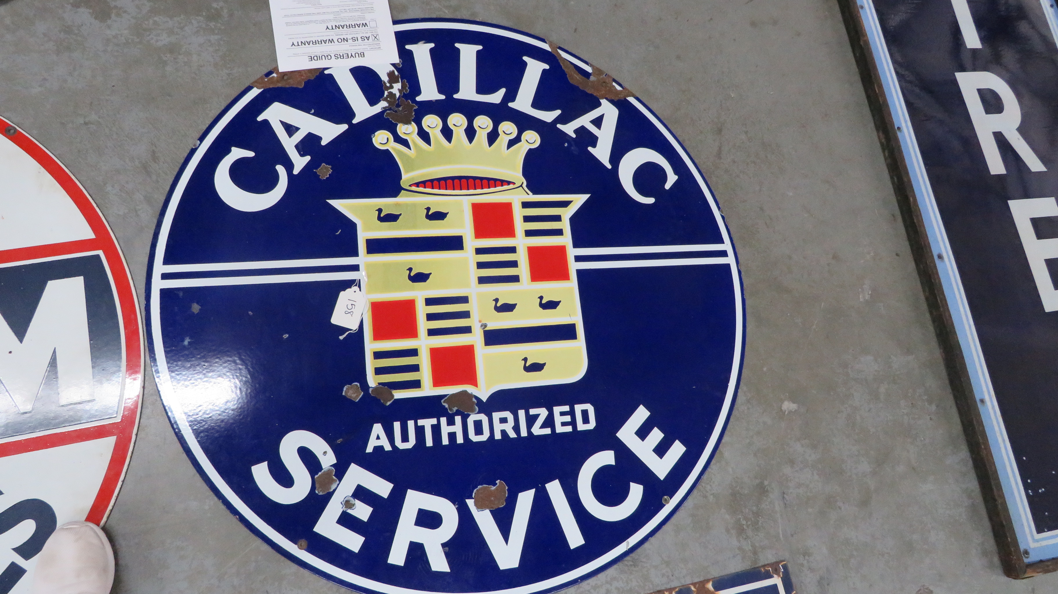 0th Image of a N/A CADILLAC SERVICE SIGN