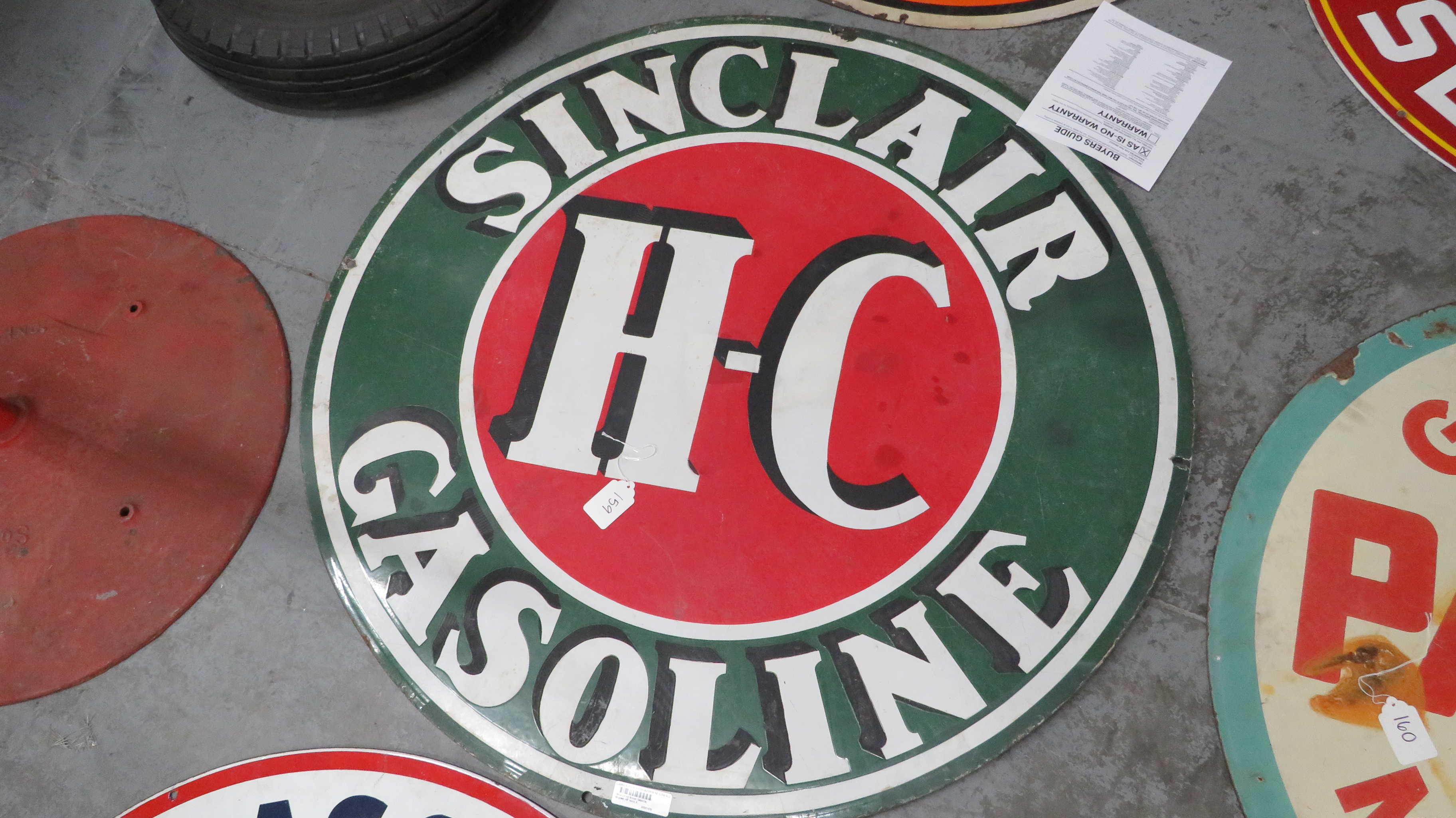 0th Image of a N/A SINCLAIR HC GASOLINE SIGN