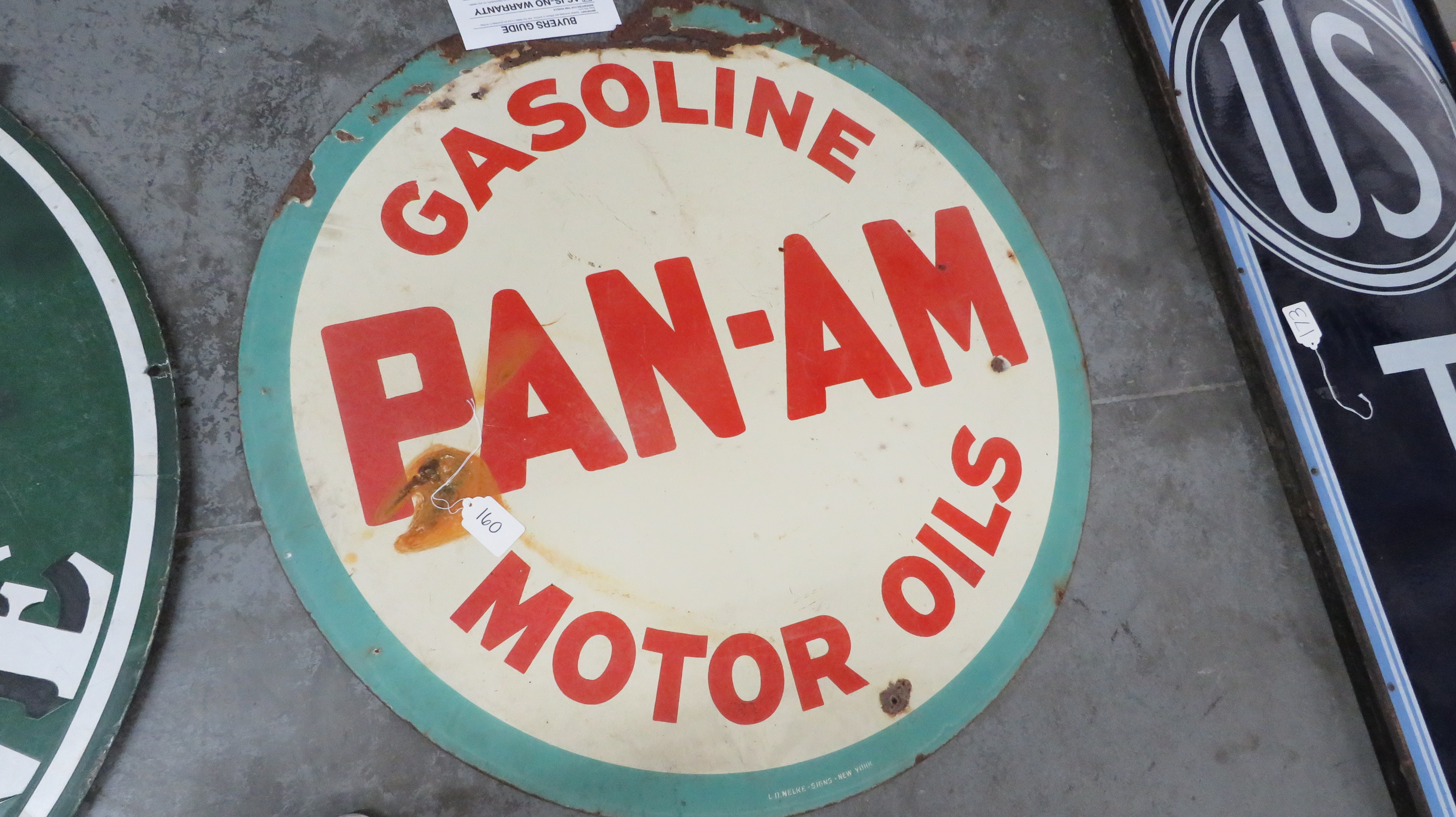 0th Image of a N/A PAN-AM GASOLINE SIGN
