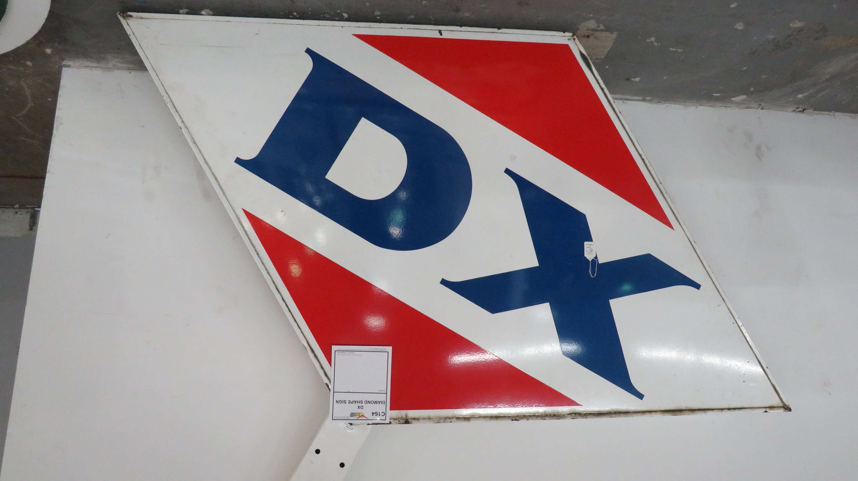 0th Image of a N/A DX DIAMOND SHAPE SIGN