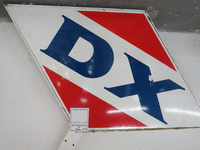 Image 1 of 1 of a N/A DX DIAMOND SHAPE SIGN