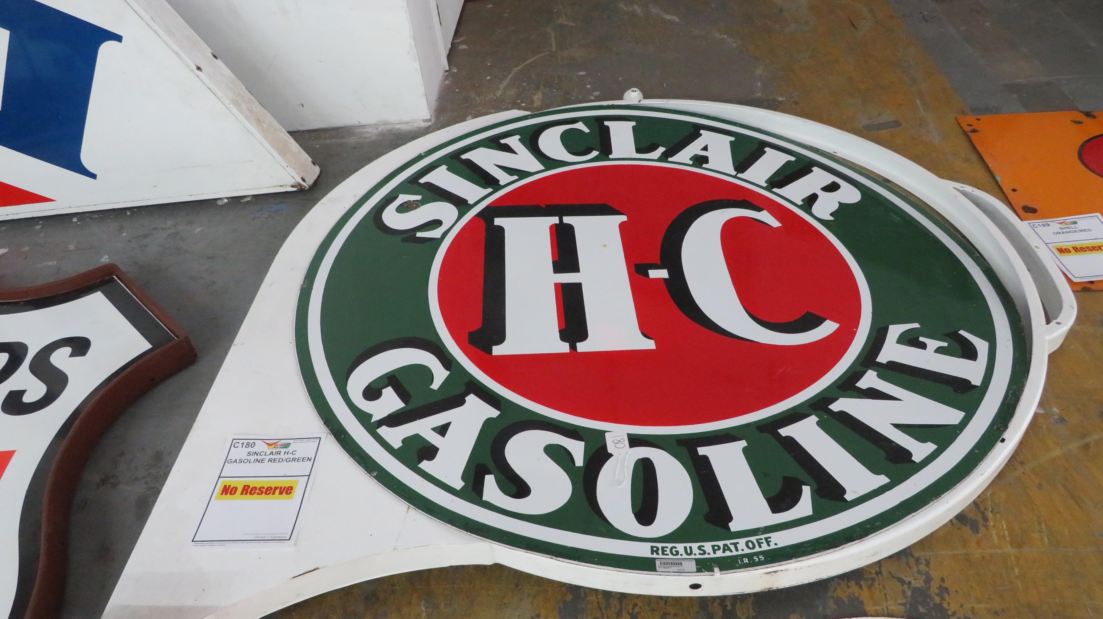 0th Image of a N/A SINCLAIR H-C GASOLINE RED/GREEN