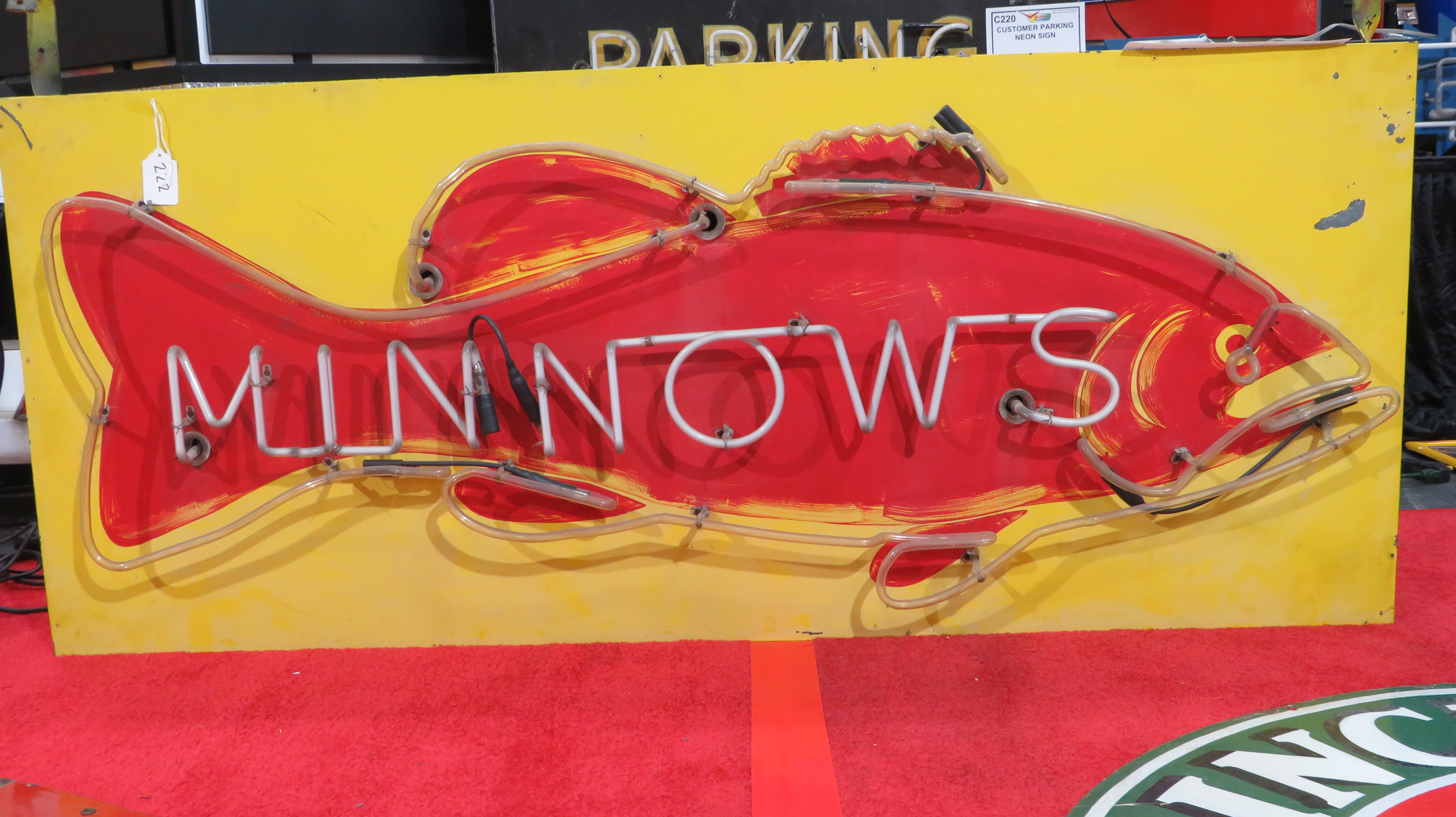 0th Image of a N/A MINNOWS NEON SIGN