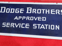 Image 1 of 1 of a N/A DODGE BROTHERS APPROVED SERVICE STATION