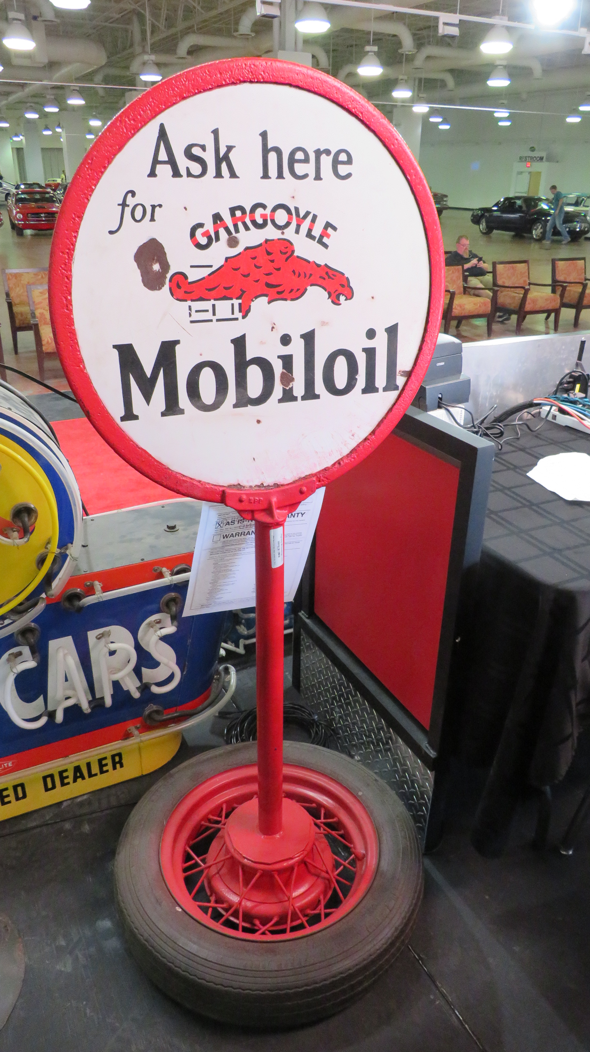 0th Image of a N/A GARGOYLE MOBILOIL W/STAND
