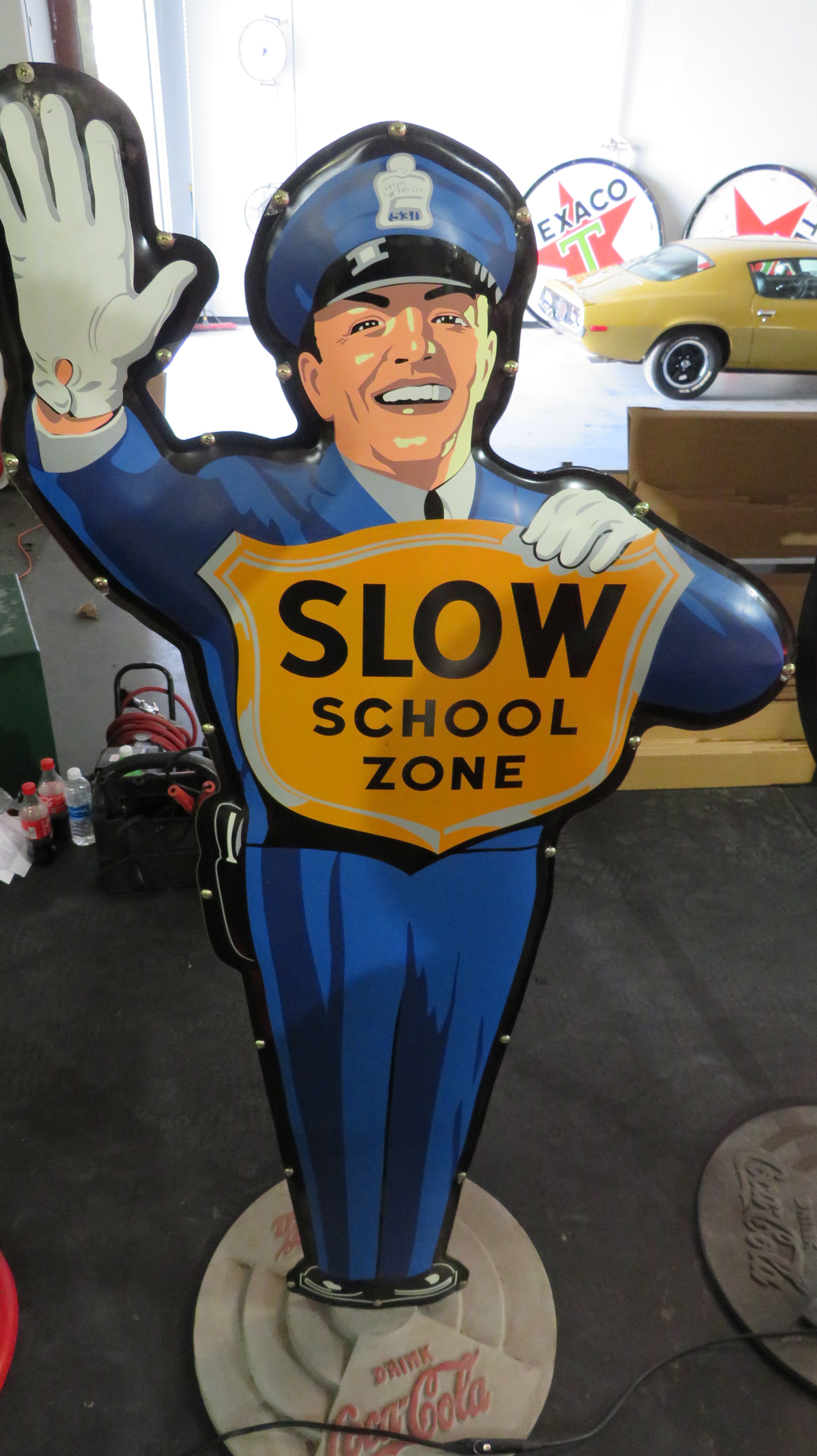 0th Image of a N/A SLOW SCHOOL ZONE W/STAND