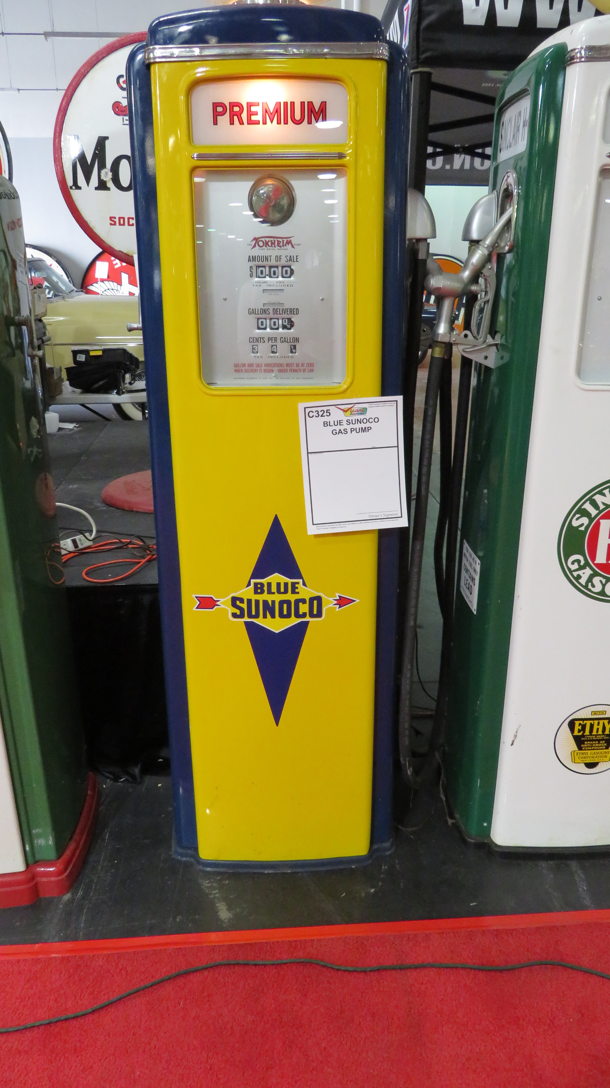 0 BLUE SUNOCO GAS PUMP For Sale at Vicari Auctions Orlando, 2022
