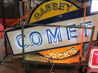 Image 2 of 2 of a N/A SIGN GASSEY JACKS COMETS