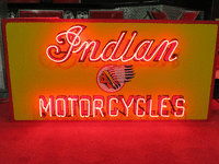 Image 1 of 1 of a N/A INDIAN MOTORCYCLE NEON