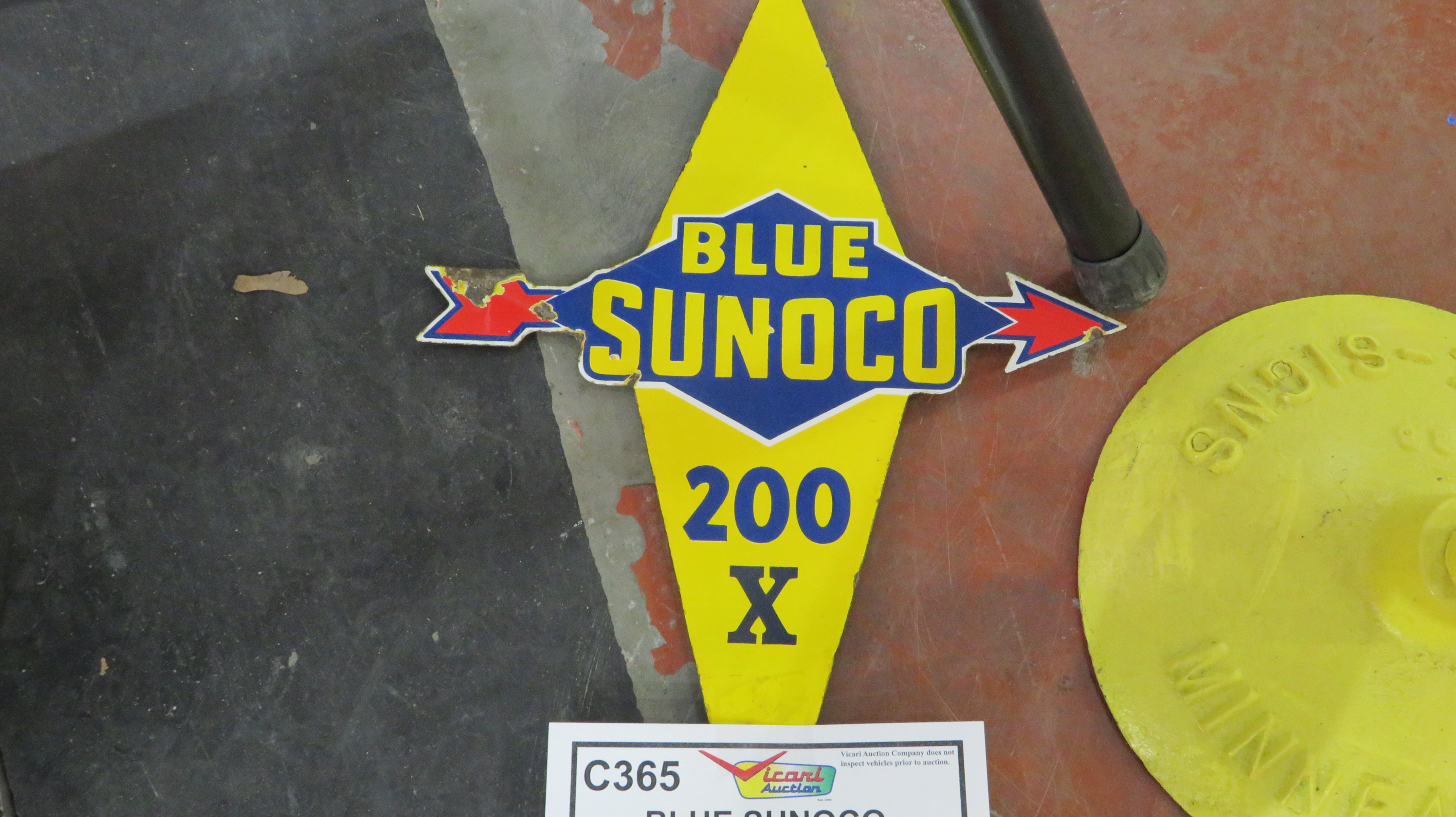 0th Image of a N/A BLUE SUNOCO PORCELAIN SIGN