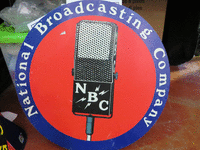 Image 1 of 1 of a N/A METAL SIGN NATIONAL BROADCASTING COMPANY