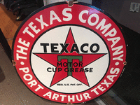 Image 1 of 1 of a N/A TEXACO PORT ARTHUR, TX SIGN