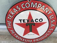 Image 1 of 1 of a N/A TEXACO SIGN