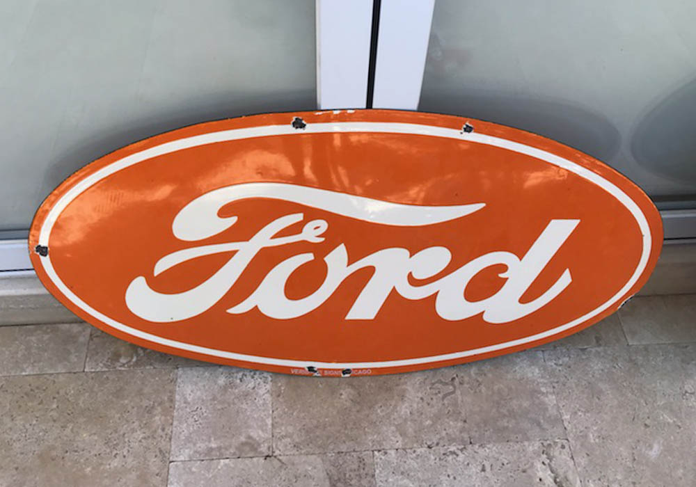 1st Image of a N/A FORD SIGN DOUBLE SIDED