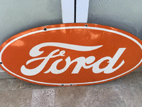 Image 1 of 2 of a N/A FORD SIGN DOUBLE SIDED
