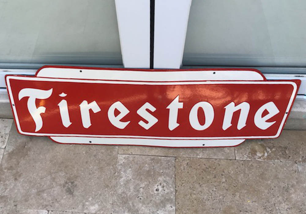 0th Image of a N/A FIRESTONE SIGN RED/WHITE