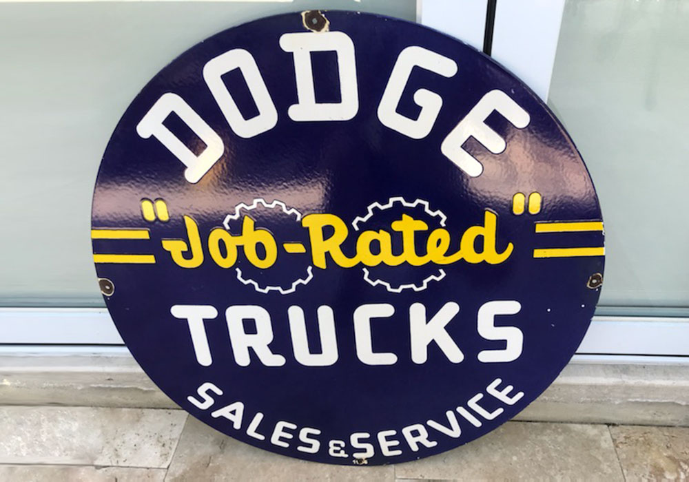 0th Image of a N/A ROUND DODGE TRUCK SIGN