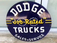 Image 1 of 1 of a N/A ROUND DODGE TRUCK SIGN