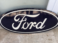 Image 1 of 2 of a N/A FORD OVAL SIGN