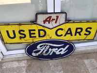 Image 1 of 1 of a N/A FORD USED CAR SIGN
