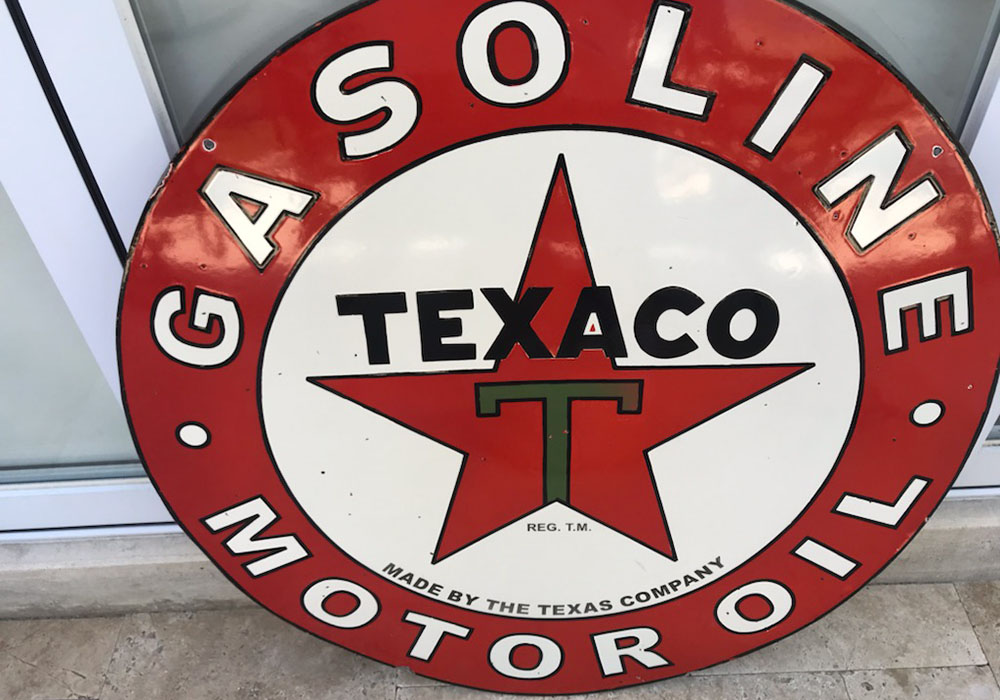 0th Image of a N/A TEXACO SIGN DOUBLE SIDED