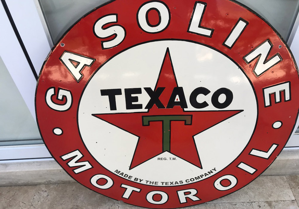 1st Image of a N/A TEXACO SIGN DOUBLE SIDED